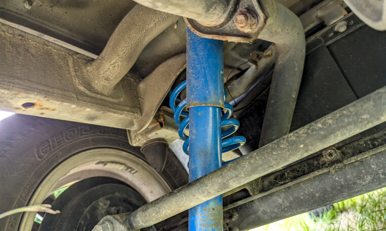 Underbody of 2013 Suzuki Jimny X-Adventure